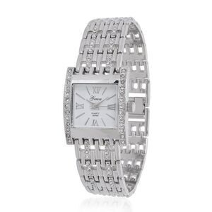 GEONA Watch Austrian Crystal Silver